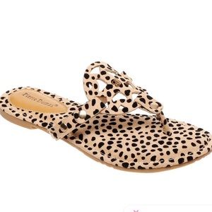 Cheetah Pattern Sandals